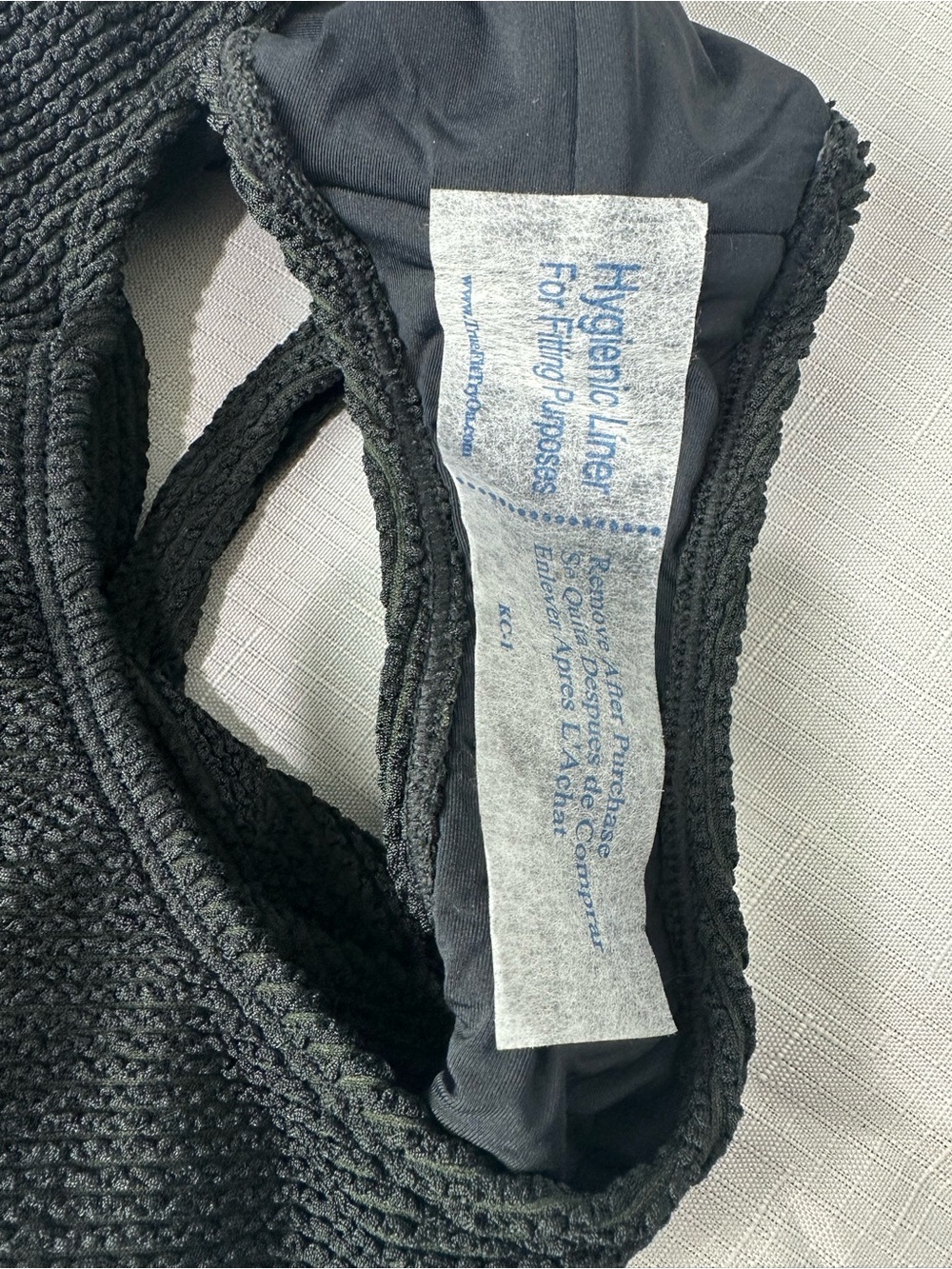 NWT Good American Always Fits Black One Piece XS - Picture 6 of 9